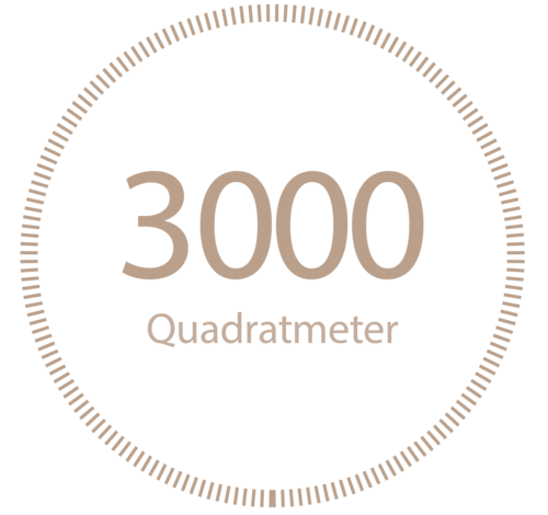 3000 Quadratmeter